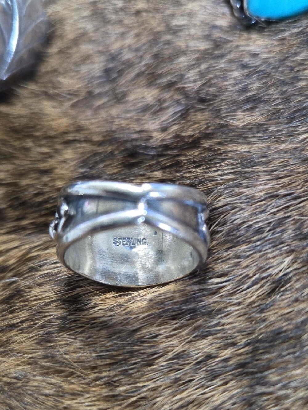 Sterling Silver Turquoise Ring - Picture 3 of 4